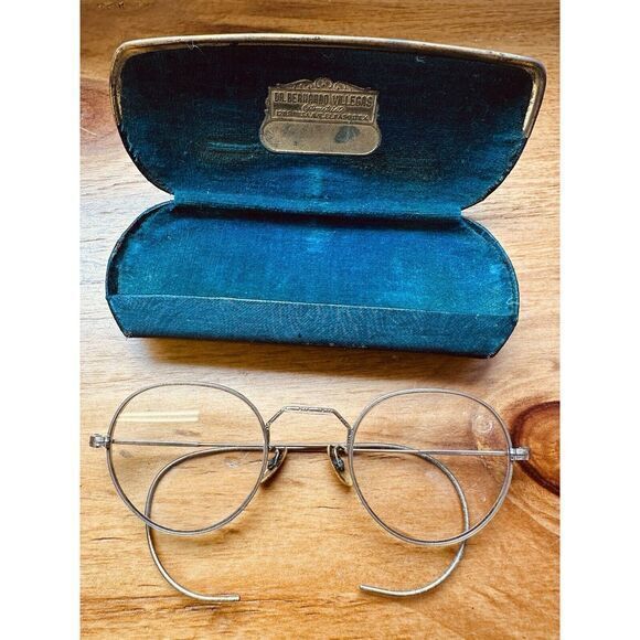 VTG Artcraft Nokoroo Eyeglasses 1/20 12k GF W/Case Dr. Bernardo Villegas El Paso - Picture 1 of 16